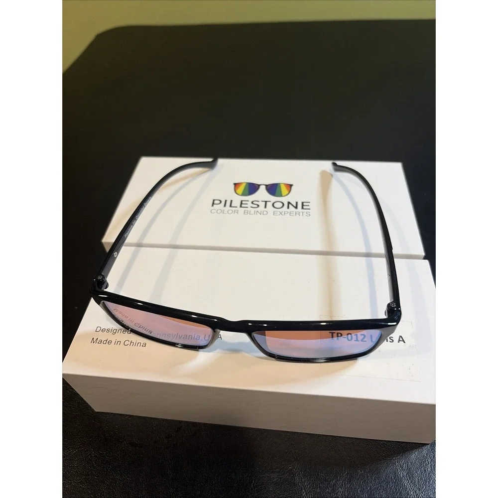 Pilestone Color Blind Glasses TP-012 Lens A Universal Lens. Non-Prescription NEW